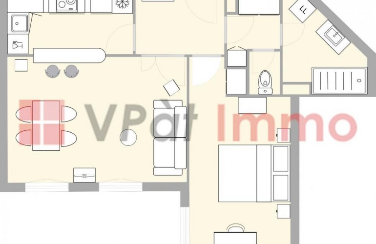 Appartement 2 pièces 50 m2